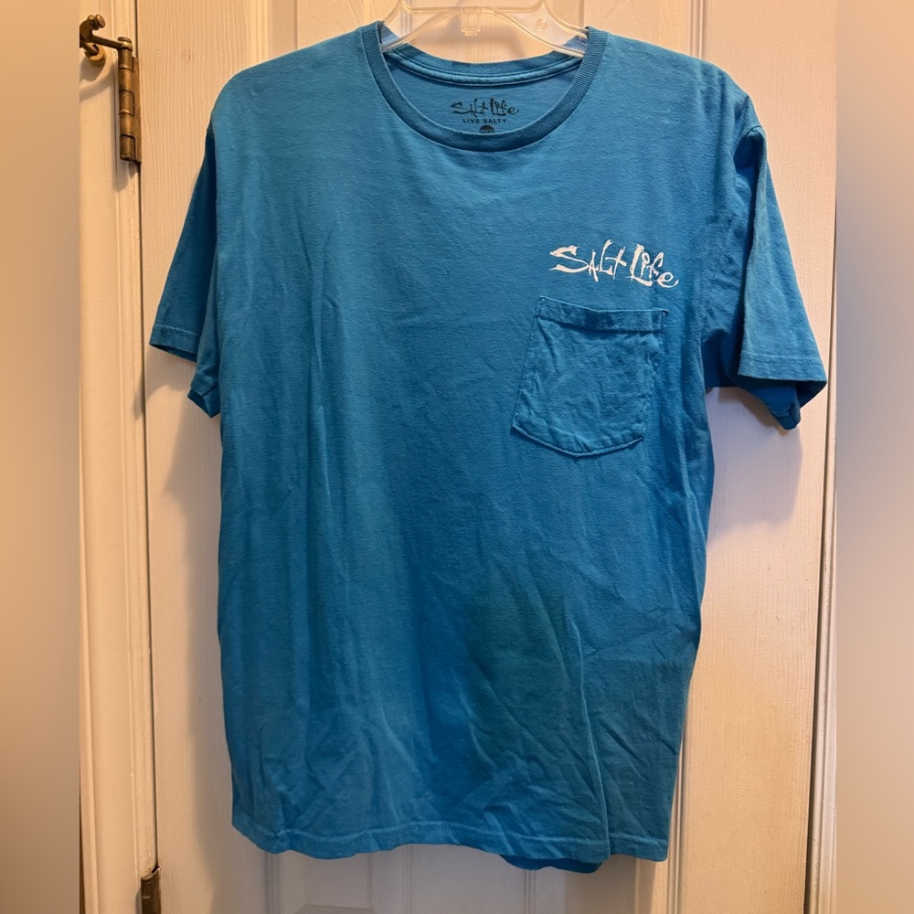 Salt Life Men's Blue T-Shirt